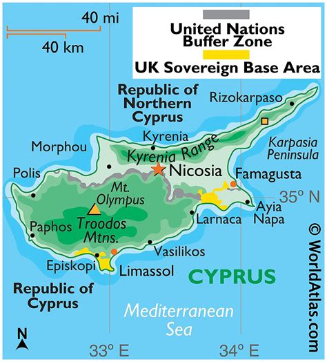 is cyprus bigger than lebanon